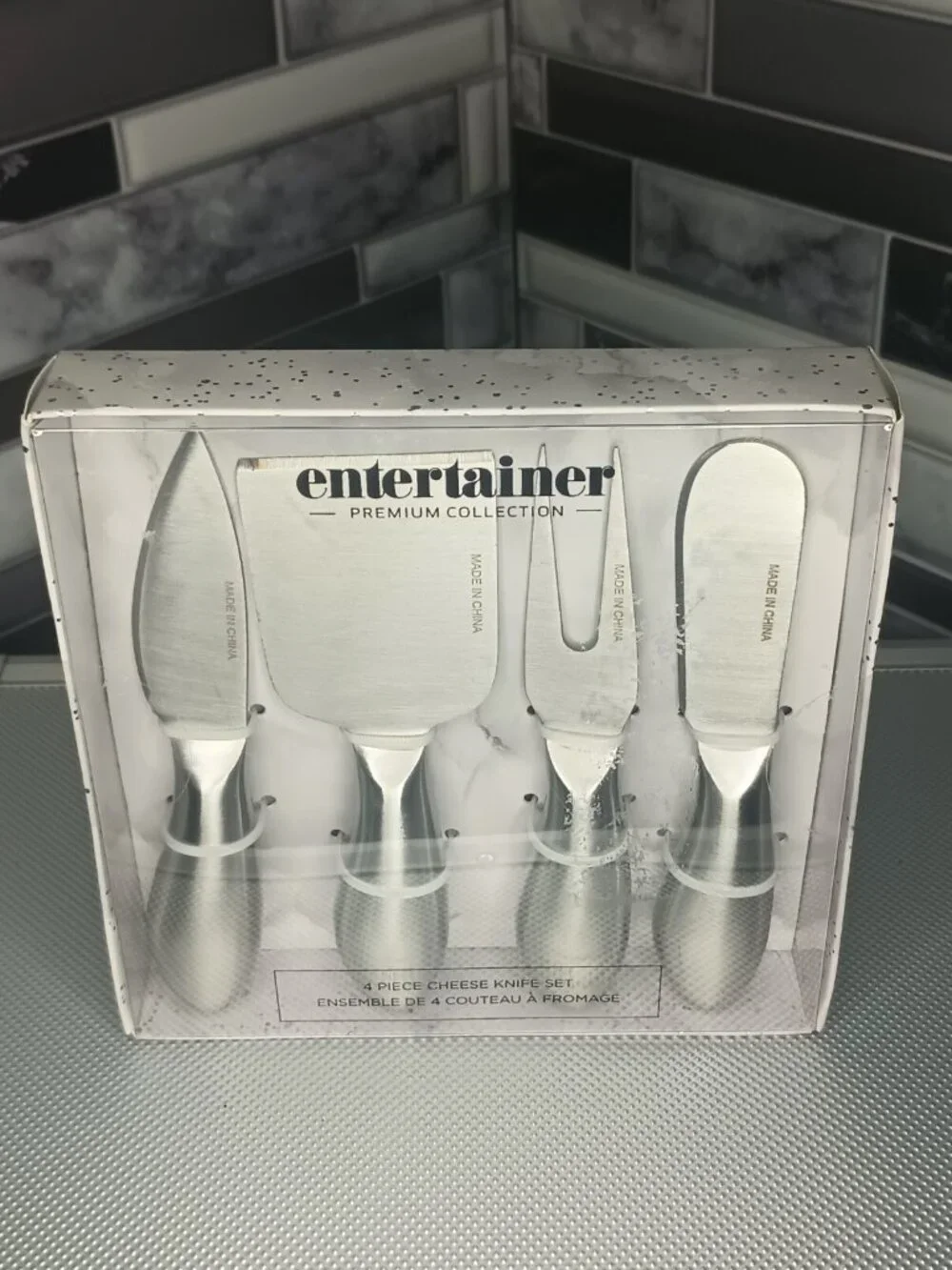 Prestige 4 Piece Cheese Knife Set Premium Collection Entertainer New in Box